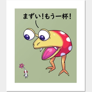 Red Bulborb Eating White Pikmin Posters and Art